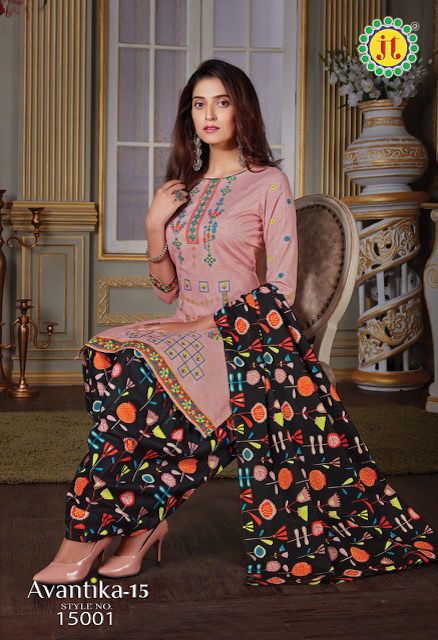 Jt Avantika 15 Printed Cotton Casual Daily Wear Dress Material Collection